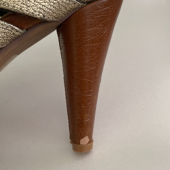 Jeffrey Campbell Handmade Ibiza Last Gold Marly Heels Size 7 Women - Picture 13 of 15